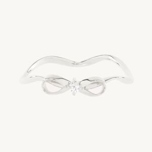 Lovesick Diamond Bow Ring (4 US)